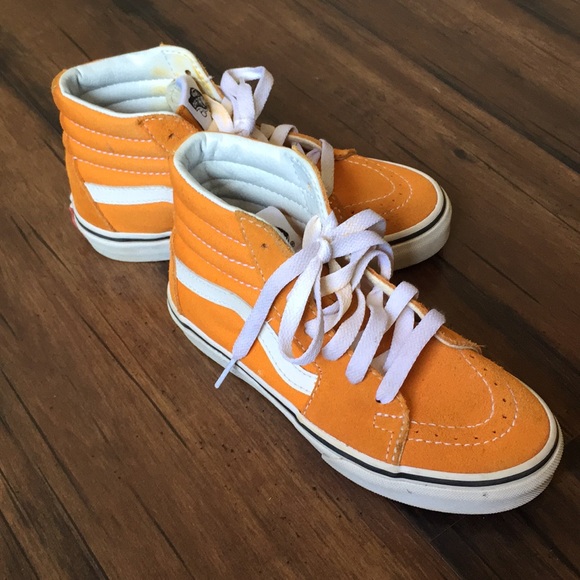 orange vans high tops